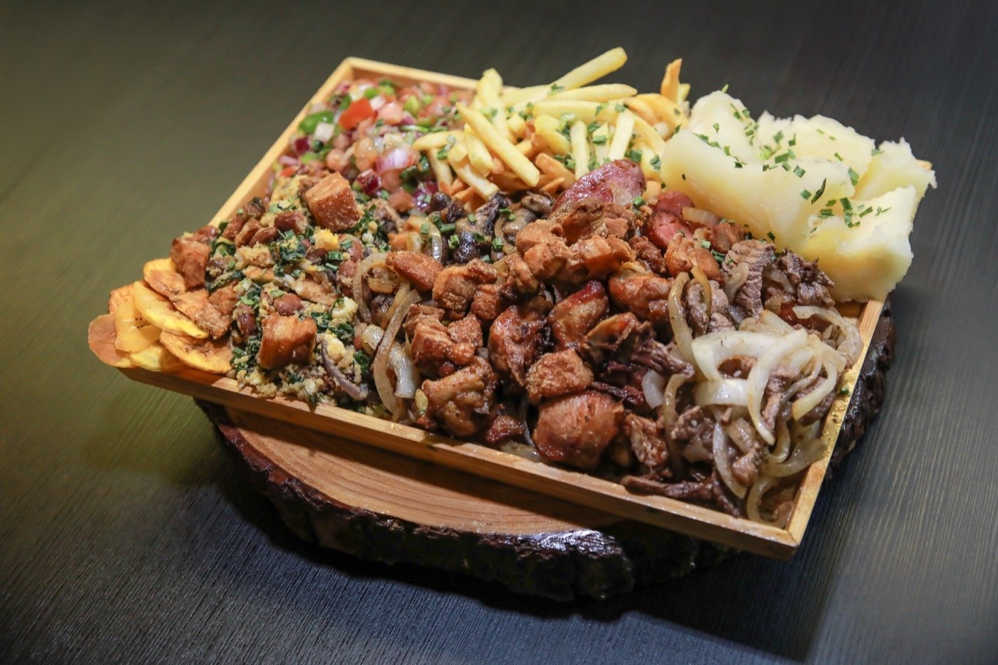 Carne do sol com mandioca